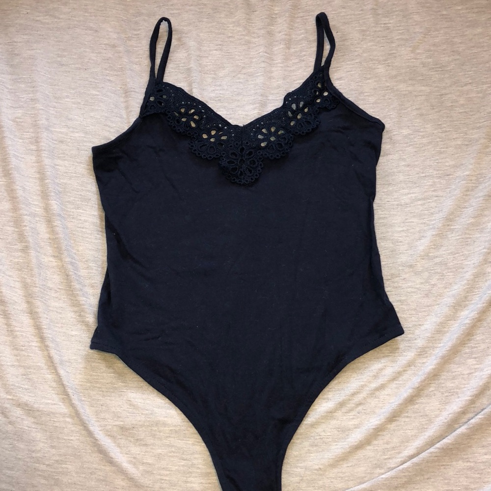 Navy Blue Body Suit
